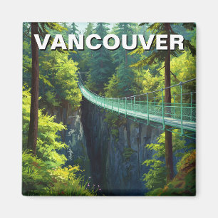 Imã Viagem da ponte de suspensão Vancouver Capilano