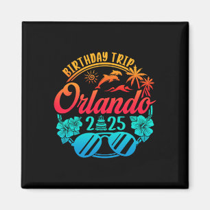 Imã Viagem de aniversário de Orlando 2025 Cruzeiro Fér