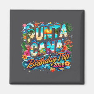Imã Viagem de Aniversário para Punta Cana 2026 Criando