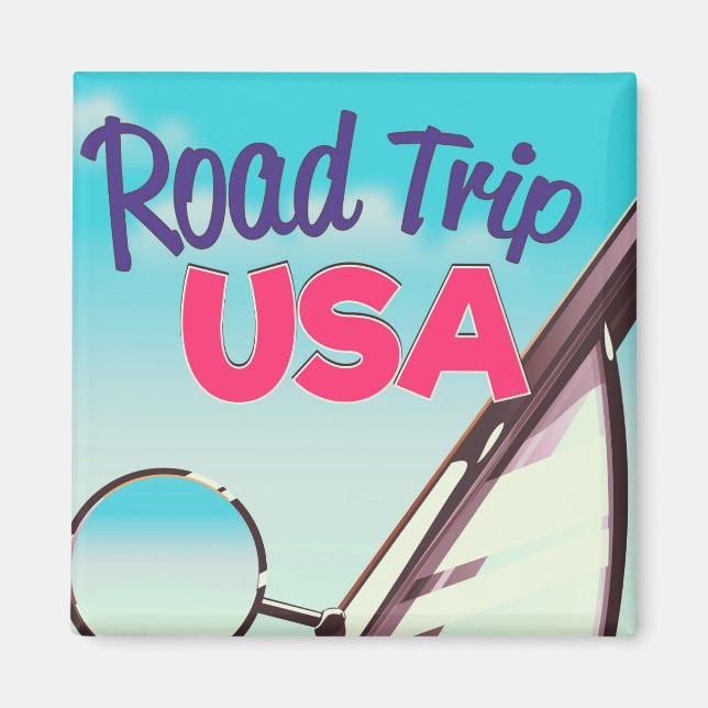 Imã Viagem de Carro EUA (Frente)