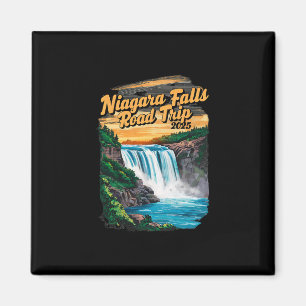 Imã Viagem de carro para Niagara Falls 2025 Lembrança