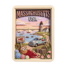 Viagem de Carro por Massachusetts Caminhão Antigo