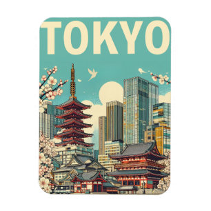 Ímã Viagem de colheita de Tóquio no Japão