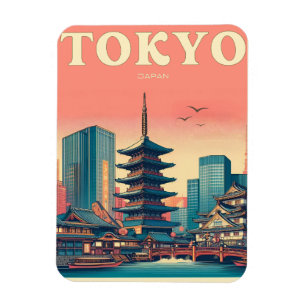 Ímã Viagem de colheita de Tóquio no Japão