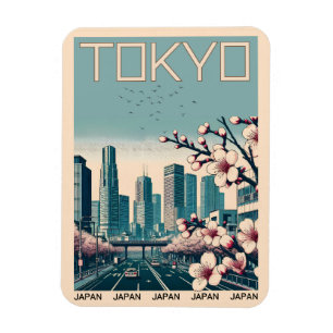 Ímã Viagem de colheita de Tóquio no Japão