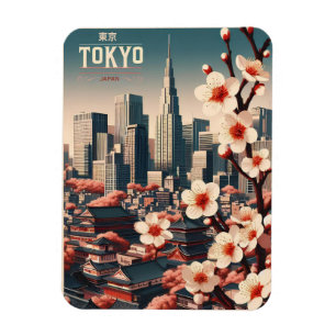 Ímã Viagem de colheita de Tóquio no Japão
