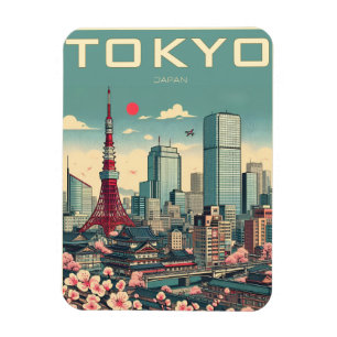 Ímã Viagem de colheita de Tóquio no Japão