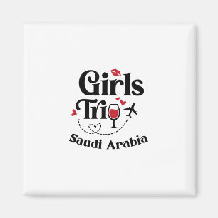 Imã Viagem de garotas de vinho adorável na Arábia Saud