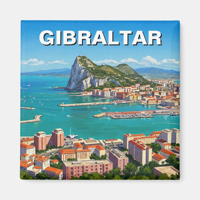 Imã Viagem de Gibraltar (Frente)