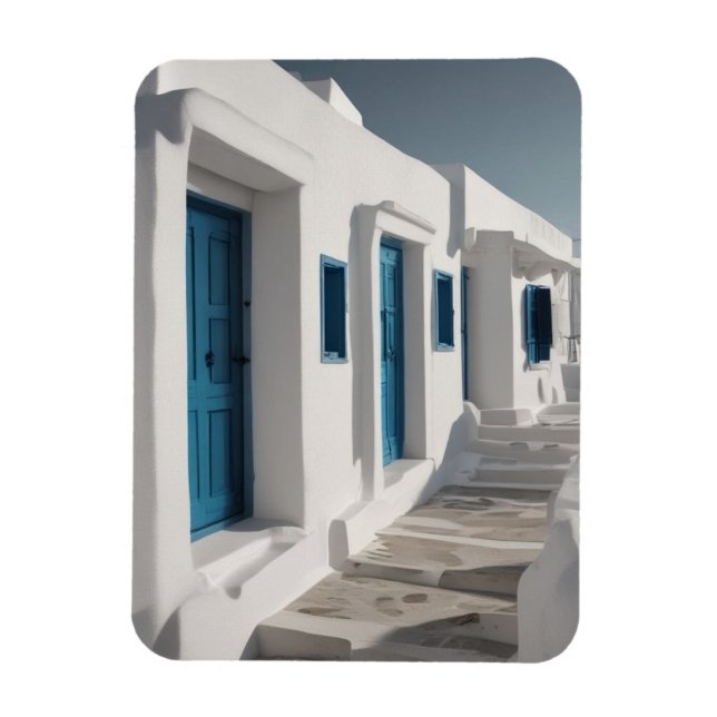 Ímã Viagem de Grécia do Mykonos (Vertical)