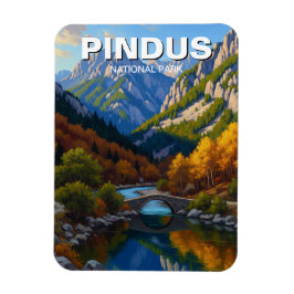 Ímã Viagem de Grécia do Parque Nacional dos Pindus