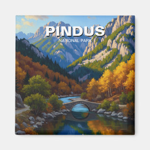 Imã Viagem de Grécia do Parque Nacional dos Pindus