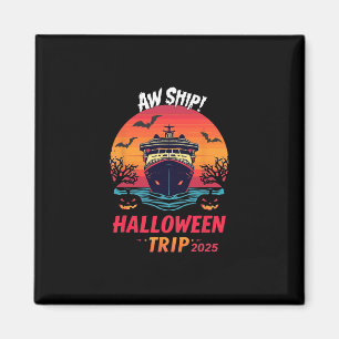 Imã Viagem de Halloween da Família Aw Ship 2025 Cruzei