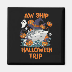 Imã Viagem de Halloween Feliz Halloween Abóbora Assust