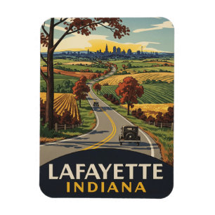 Ímã Viagem de Indiana Lafayette