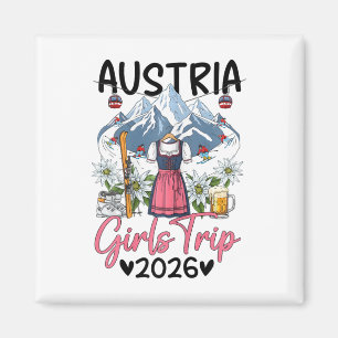 Imã Viagem de Meninas à Áustria 2026 Férias de Esqui