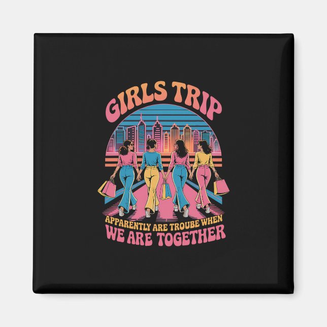 Imã Viagem de Meninas Ao Que Parece Dá Problema Quando (Frente)