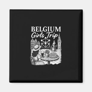 Imã Viagem de meninas da Bélgica Viagem de cidade belg