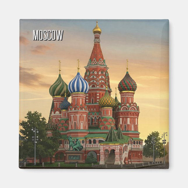 Imã Viagem de Moscou Rússia (Frente)