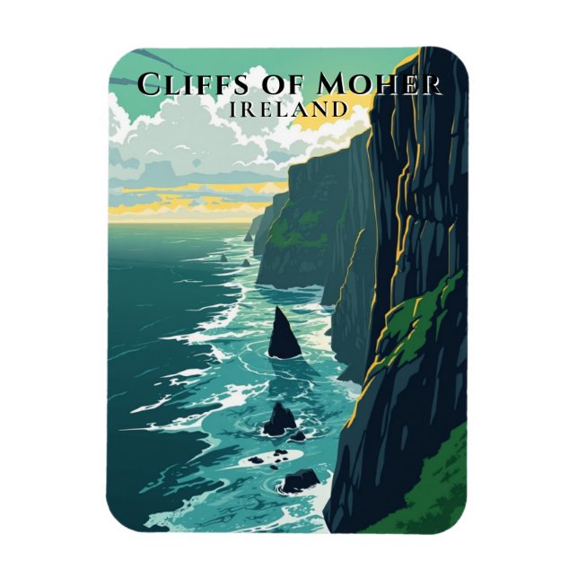 Ímã Viagem de Paisagem da Irlanda-Mãe (Vertical)