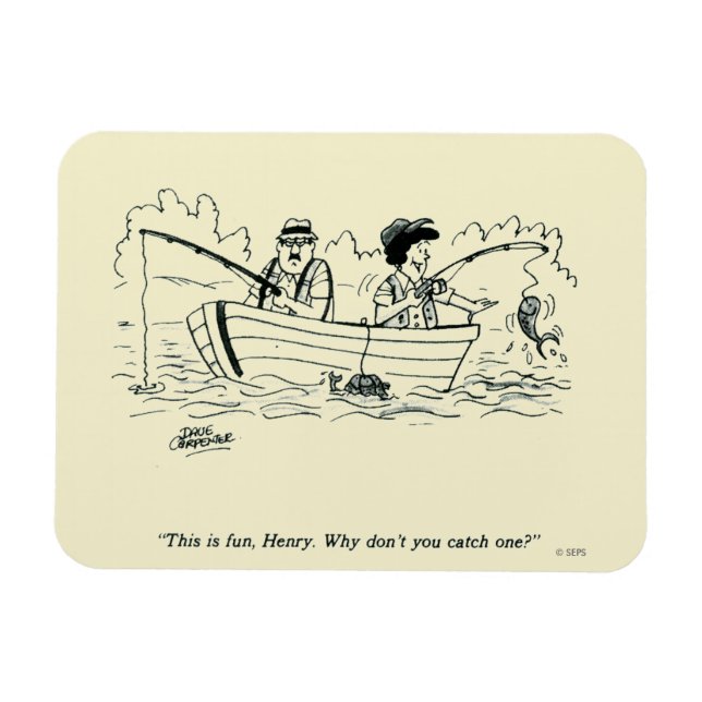 Ímã Viagem de Pesca (Horizontal)