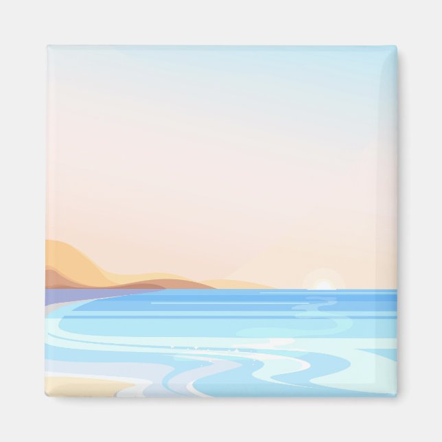 Imã Viagem de praia (Frente)