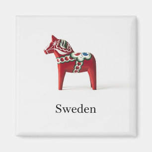 Imã Viagem de Suecia de Cavalo de Dala Sueco