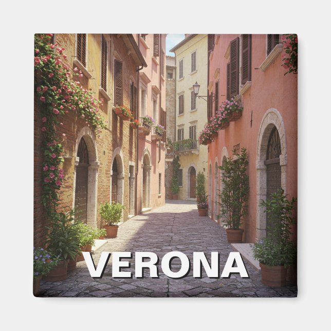 Imã Viagem de Verona Itália (Frente)