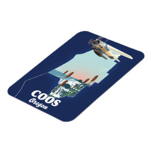 Ímã Viagem do Coos Oregon