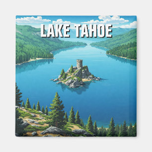 Imã Viagem do Lago Tahoe Emerald Bay California