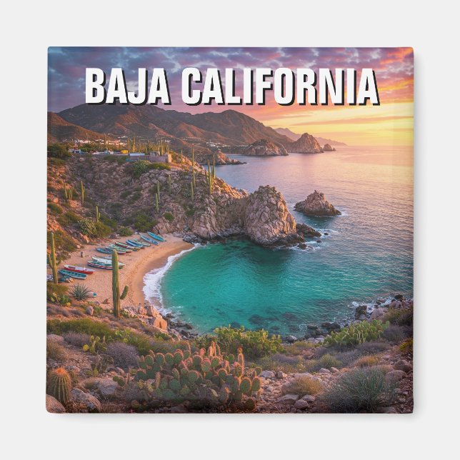 Imã Viagem do México Baja California (Frente)