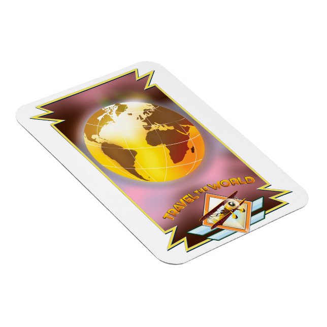 Ímã Viagem do Mundo do Ouro (Lado Direito)