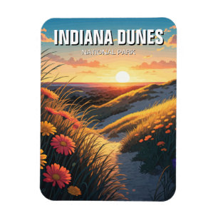Ímã Viagem do Parque Nacional Indiana Dunes