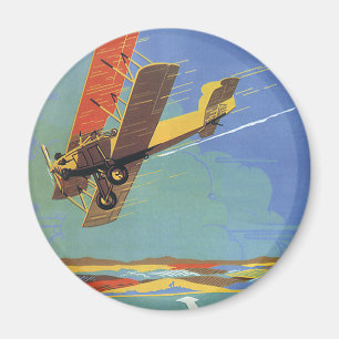 Imã Viagem e Transporte Antigos Avião Antigo