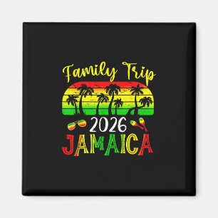 Imã Viagem em Família Jamaica 2026 Tapete de Praia par