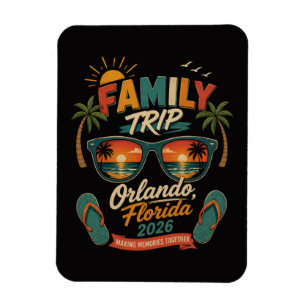 Ímã Viagem em Família Orlando Flórida 2026