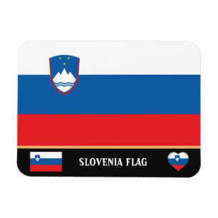 Ímã viagem esloveno Flag & Eslovênia, feriado /Sports