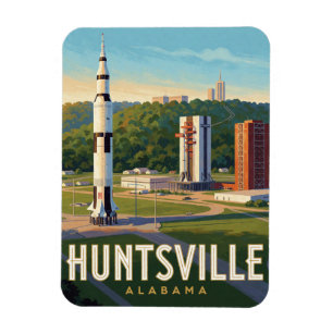 Ímã Viagem Espacial Huntsville Alabama 
