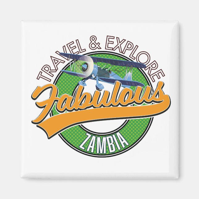 Imã Viagem explorar zâmbia fabuloso (Frente)