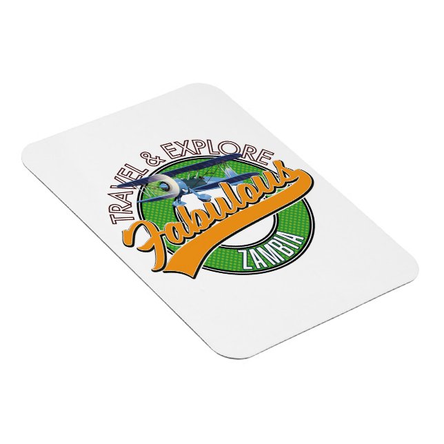 Ímã Viagem explore a fabulosa zâmbia (Lado Direito)