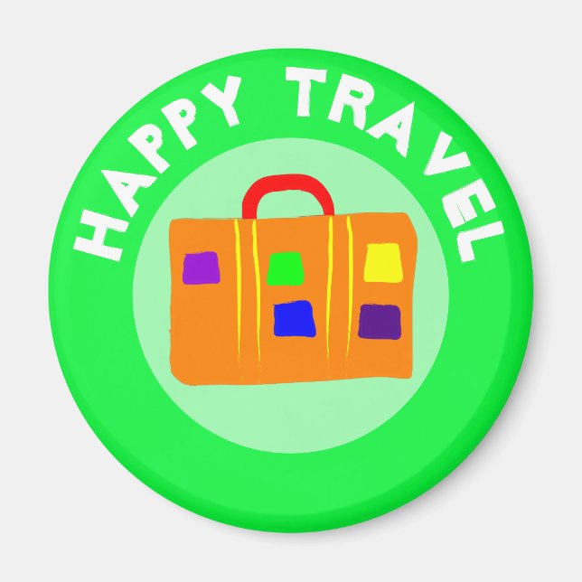 Imã Viagem FELIZ (Frente)