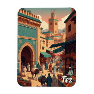 Ímã Viagem Fez Marrocos