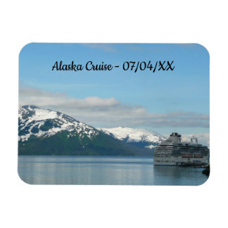 Ímã Viagem Fotografia de Férias de Cruise do Alaska