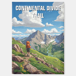 Imã Viagem Hiker de Trilhos de Divisor Continental