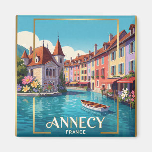 Imã Viagem Histórica Annecy França