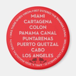 Imã Viagem inaugural do Canal do Panamá