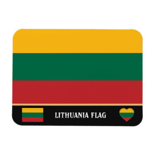 Ímã viagem Lituano Flag & Lituânia, feriado /Esporte