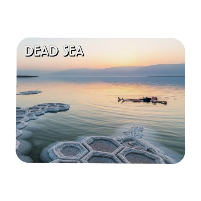 Ímã Viagem Mar Morto Jordânia (Horizontal)