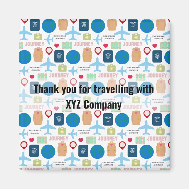 Imã Viagem mundial (Frente)