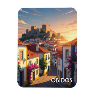 Ímã Viagem Óbidos Portugal